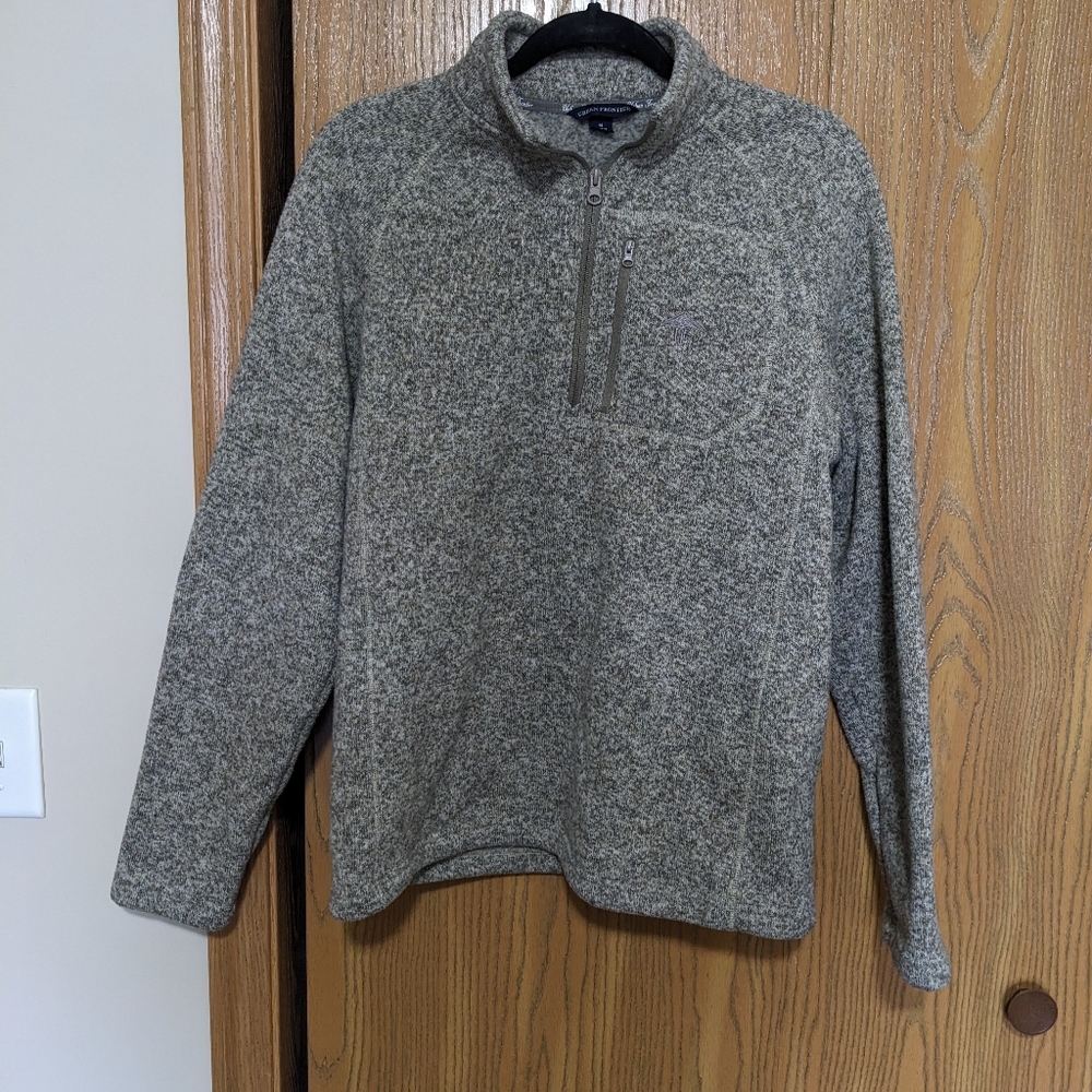 Greige Fleece Pullover